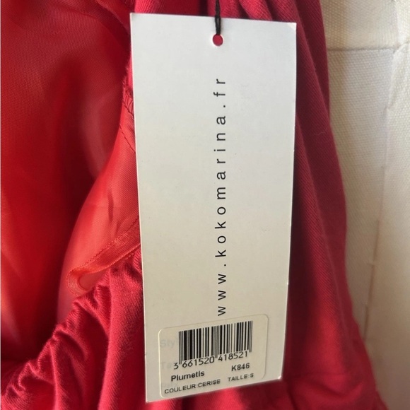 KOKOMARINA Antoine Coelenbier Red Polka Dot Tulle Dopamine Dressing Skirt Small - Picture 8 of 10